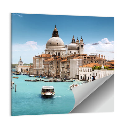 Grand Canal & Basilica Santa Maria Della Salute Wall Art