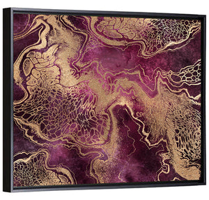 Artificial Marbled Surface Wall Art