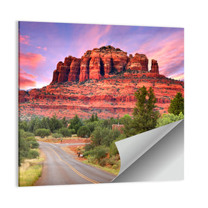 Scenic Drive Through Sedona Wall Art