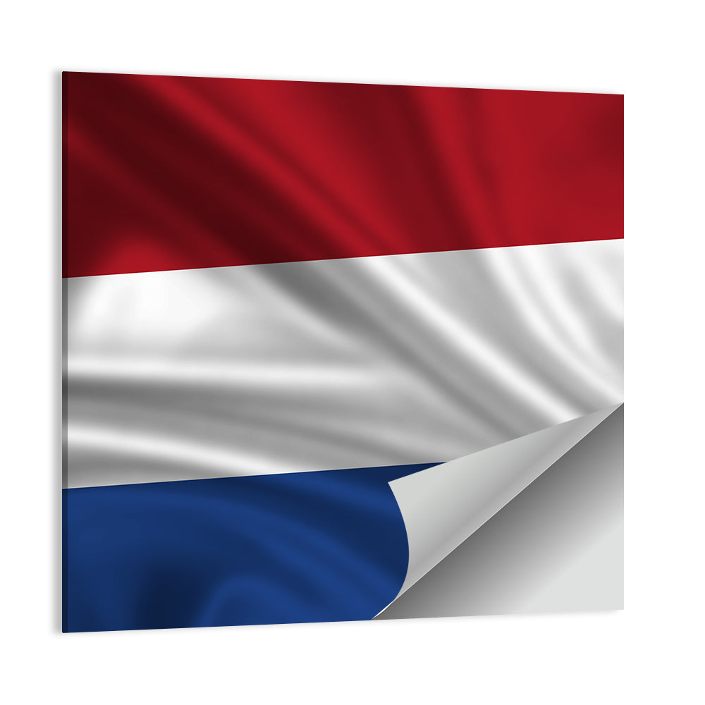 Dutch Tricolor Flag Wall Art