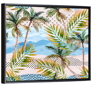 Watercolor Palm Trees Wall Art