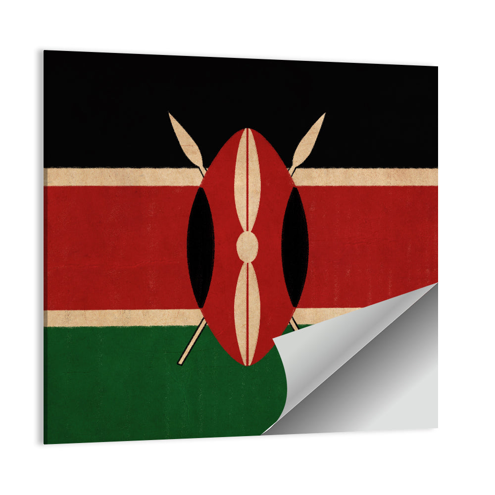 Flag Of Kenya Wall Art