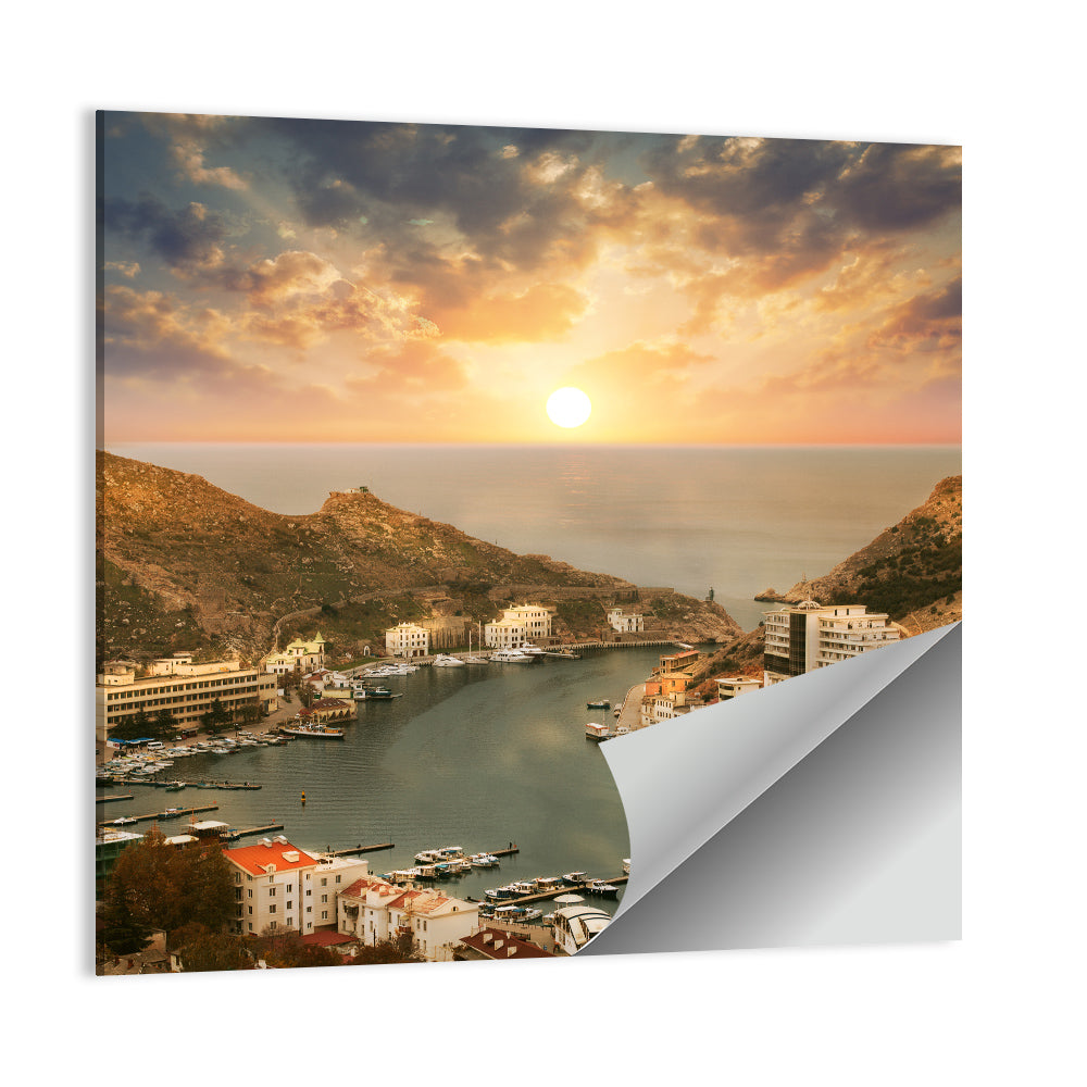 Balaklava Bay at Sunset Wall Art
