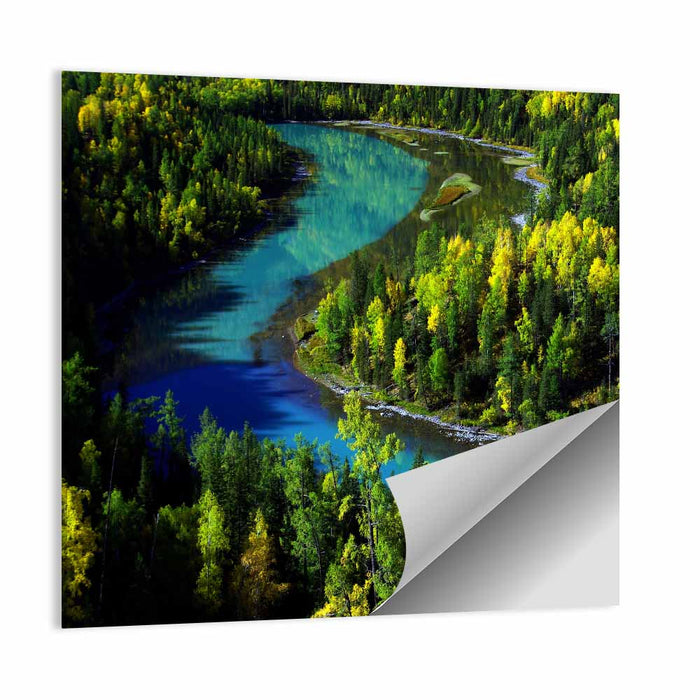 Moon Bay at Kanak Lake Wall Art as a poster print