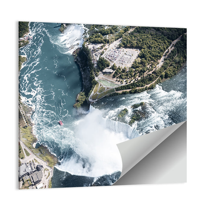Horseshoe Falls Aerial View, Niagara Wall Art as a poster print