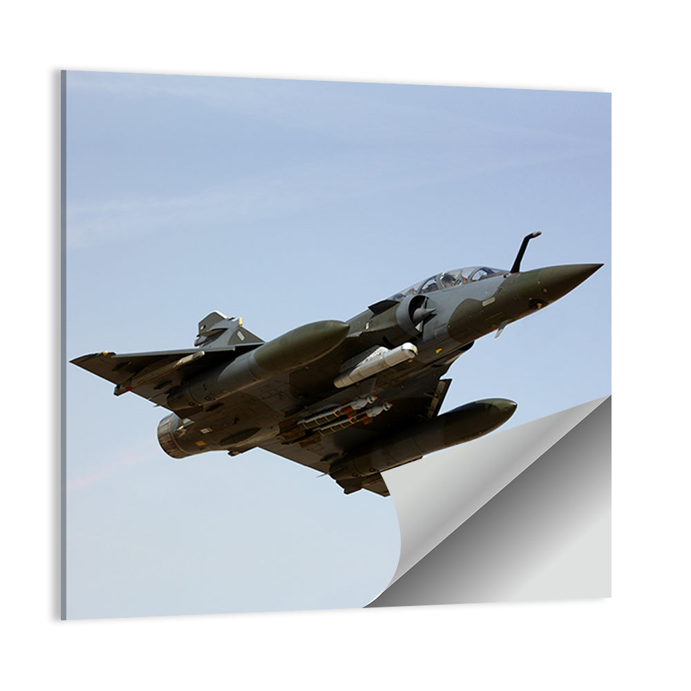 Mirage Fighter Jet Plane Wall Art