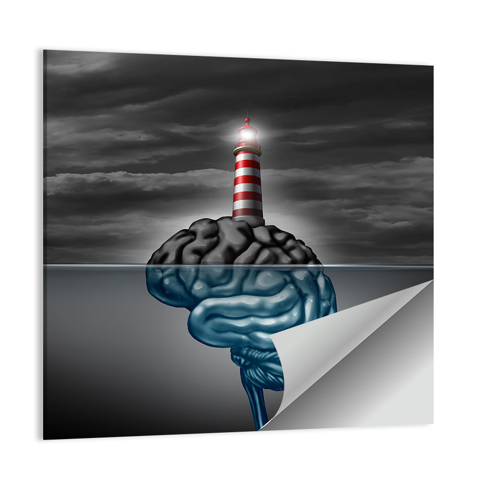 Brain Disorder Neurology Symbol Wall Art
