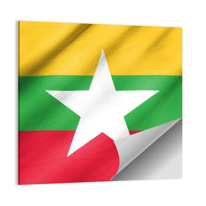 Flag Of Myanmar Wall Art