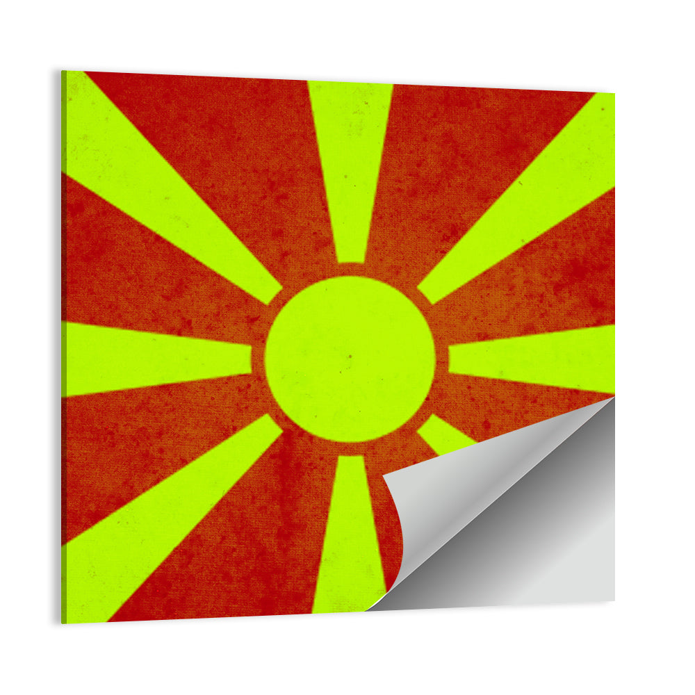 Flag Of Macedonia Wall Art