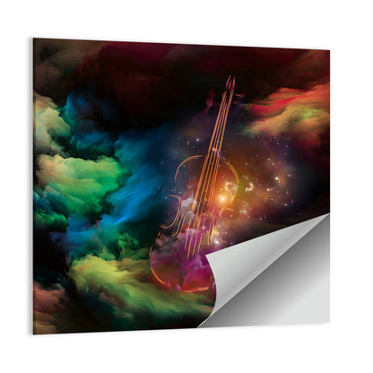 Cosmic Violin Wall Art