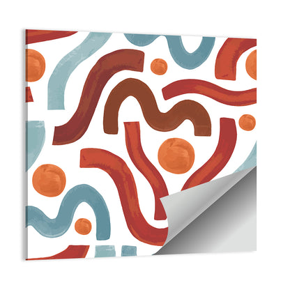 Minimal Watercolor Waves Wall Art