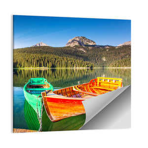 Black Lake In Montenegro Wall Art