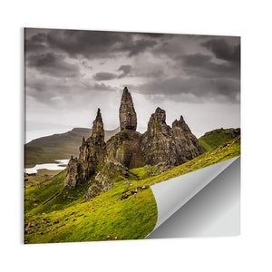 Old Man Of Storr Rock Formation In Scotland Wall Art