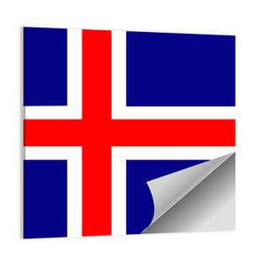 Flag Of Iceland Wall Art