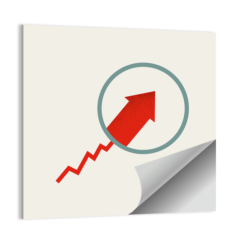 Market Growth Arrow Wall Art