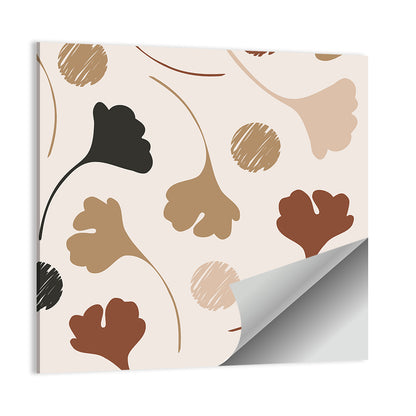 Autumn Ginkgo Pattern Wall Art
