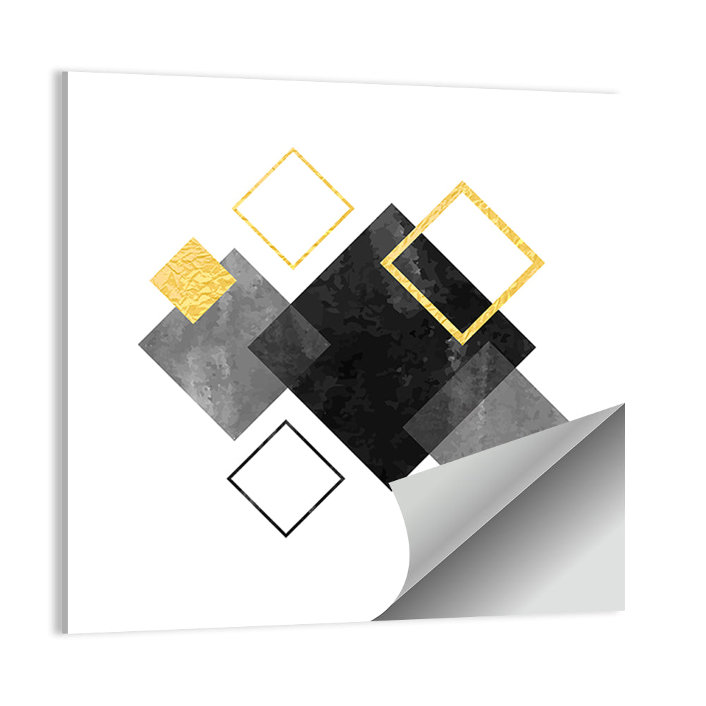 Squares Composition Minimalist Wall Art