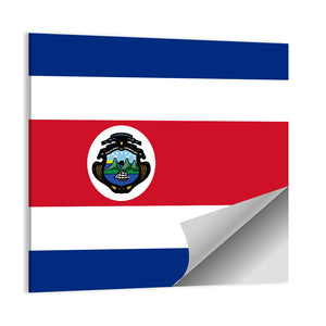 Flag Of Costa Rica Wall Art