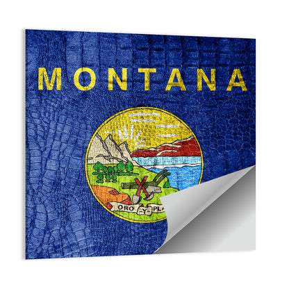 Montana State Flag Wall Art