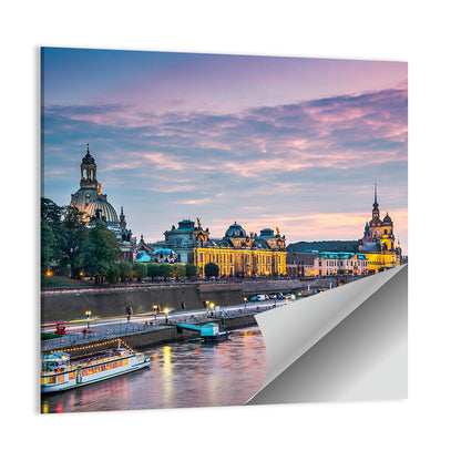 Dresden City & Elbe River Wall Art