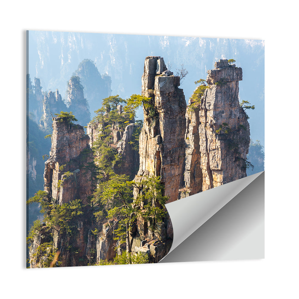 Zhangjiajie Sandstone Pillars Wall Art