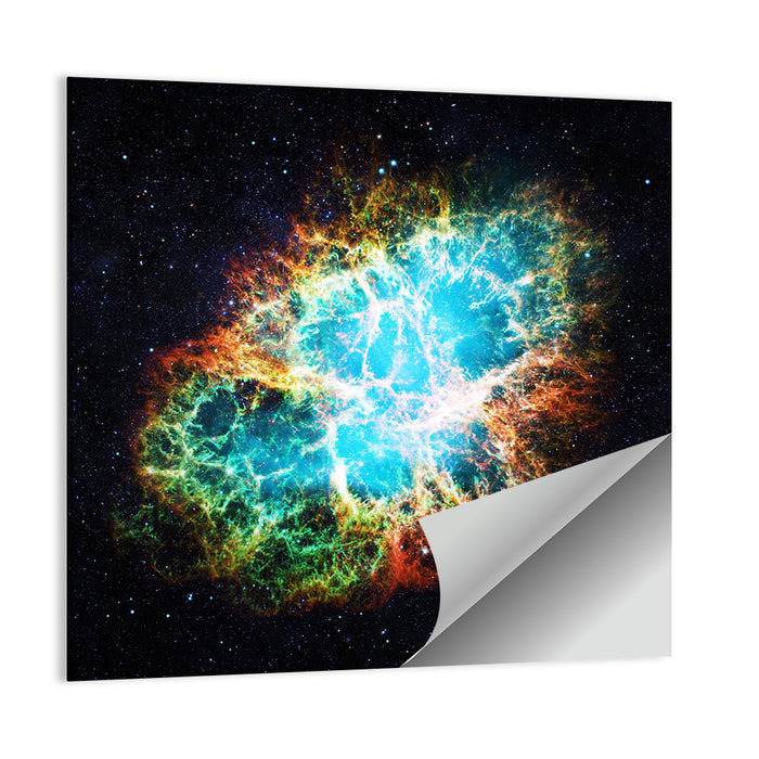 Crab Nebula Wall Art as a poster print