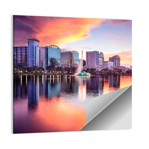 Orlando Downtown Skyline Wall Art