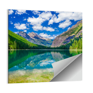 Avalanche Lake In Glacier National Park Montana Wall Art