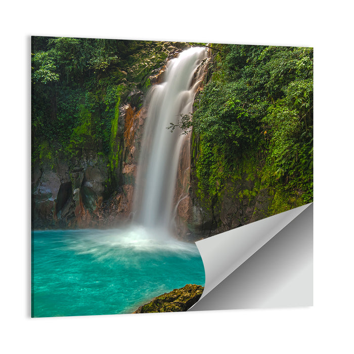 Rio Celeste Waterfall Wall Art as a poster print