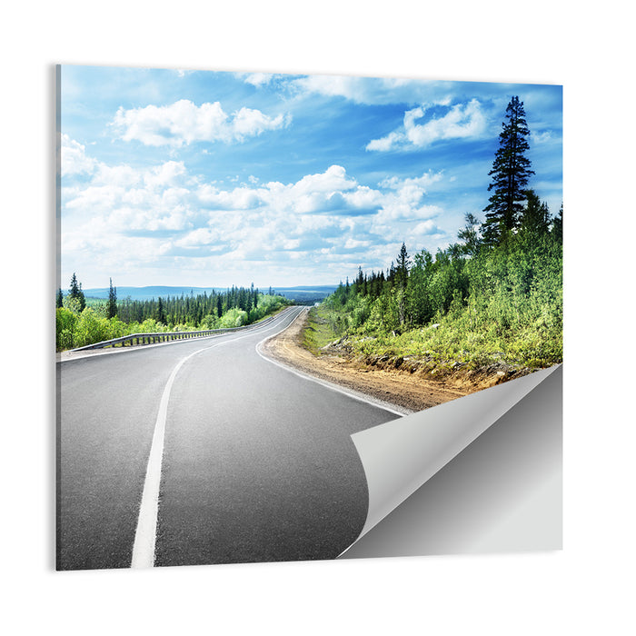 Road to Mountain Horizon Wall Art as a poster print
