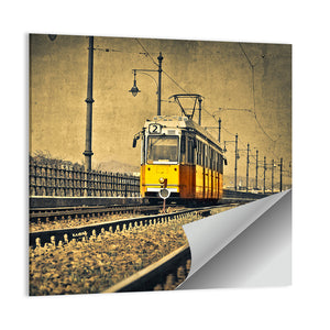 The Tram On Track Wall Art