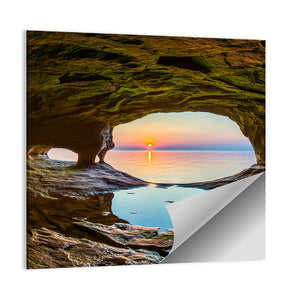 Lake Superior From Cave Wall Art