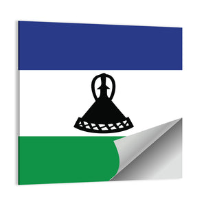 Flag Of Lesotho Wall Art