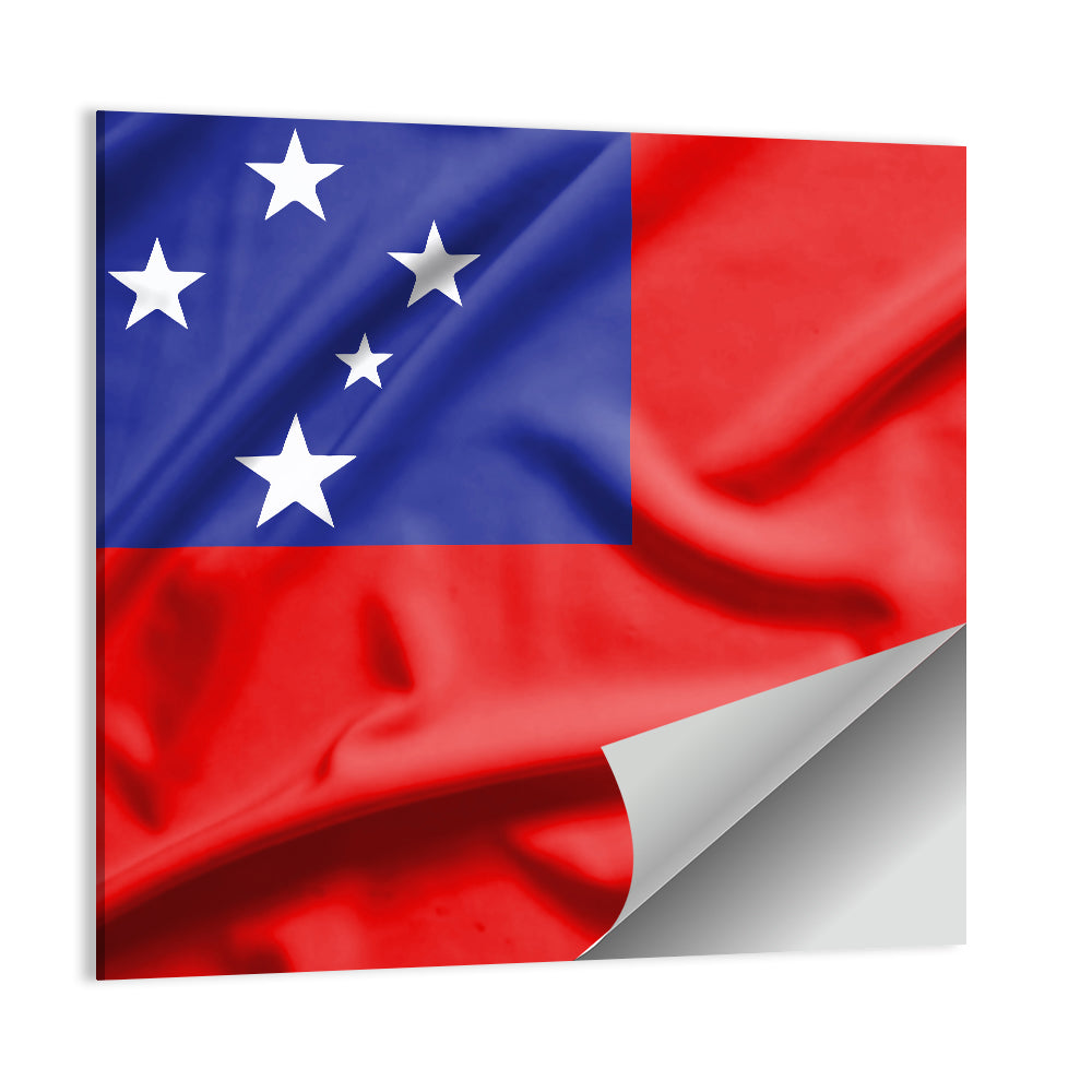 Flag Of Samoa Wall Art