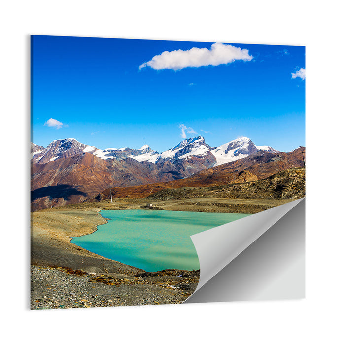 Turquoise Alpine Lake, Switzerland Wall Art as a poster print