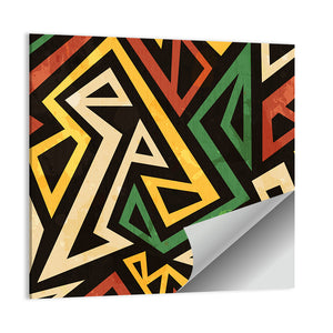 African Geometric Pattern Wall Art