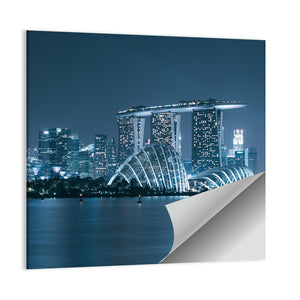 Singapore Skyscaper In Marina Bay Wall Art