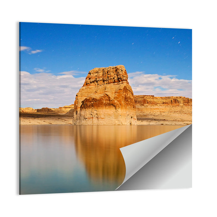 Lone Rock at Lake Powell Wall Art as a poster print