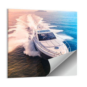 Luxury Motor Boat Wall Art