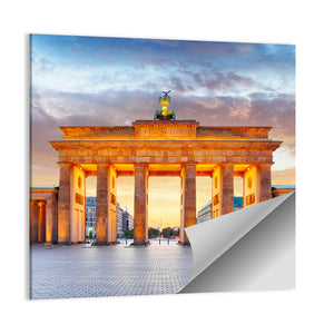 Brandenburg Gate At Night Wall Art