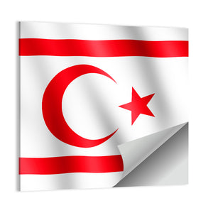 Flag Of Northern Cyprus Wall Art