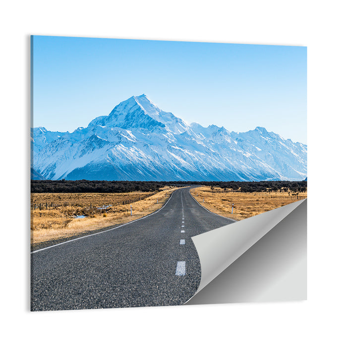 Road to Mount Cook Wall Art as a poster print