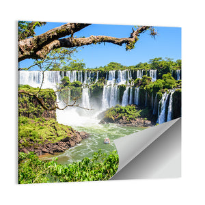 Iguazu Falls View From Argentina Wall Art