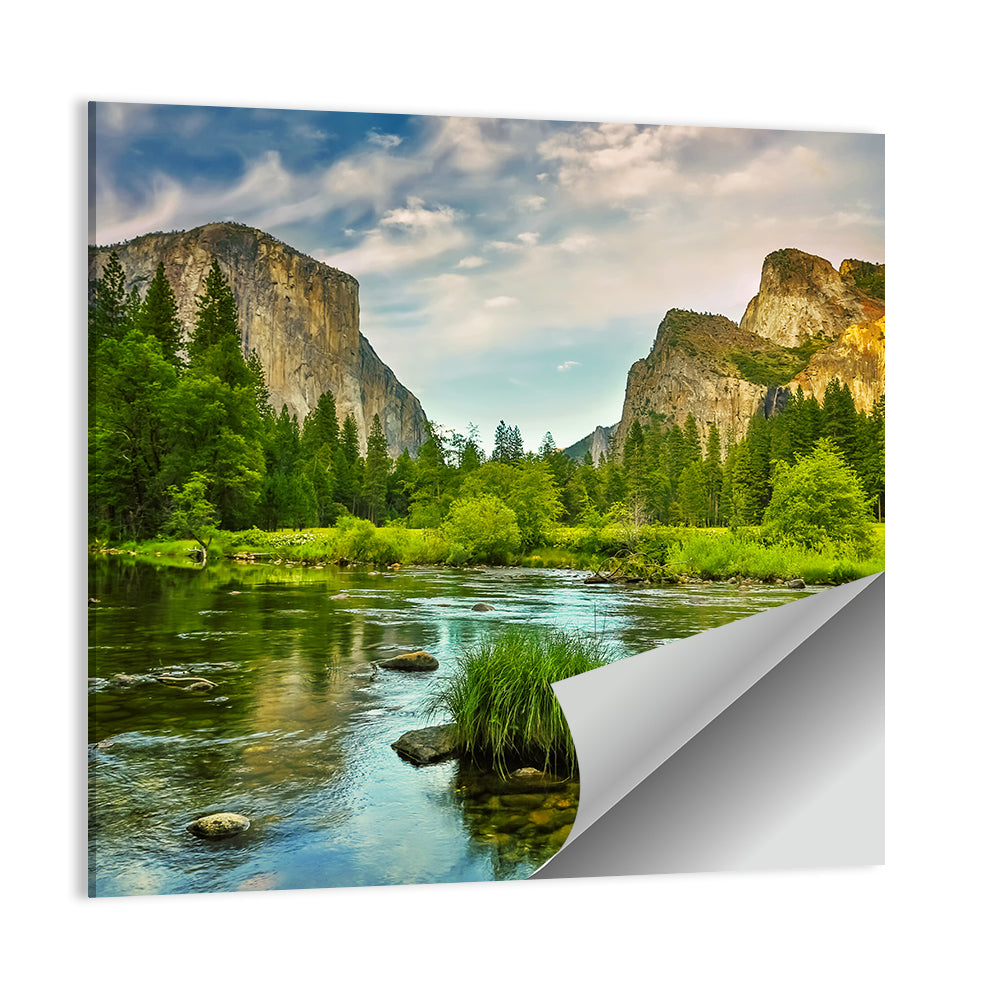 Yosemite Valley River Wall Art