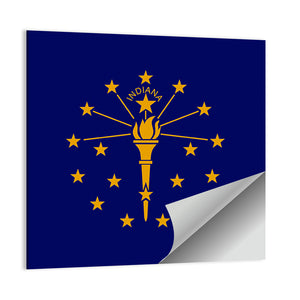 Flag Of Indiana Wall Art