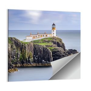 Lighthouse On Neist Point Cliffs Wall Art