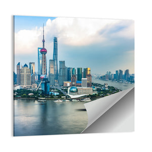 Spectacular Views Of The Bund in Shanghai Wall Art