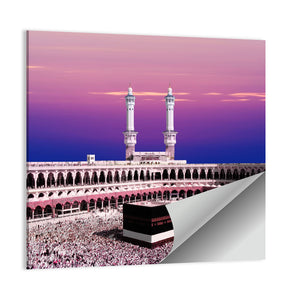 Holy Kaaba During Twilight Wall Art