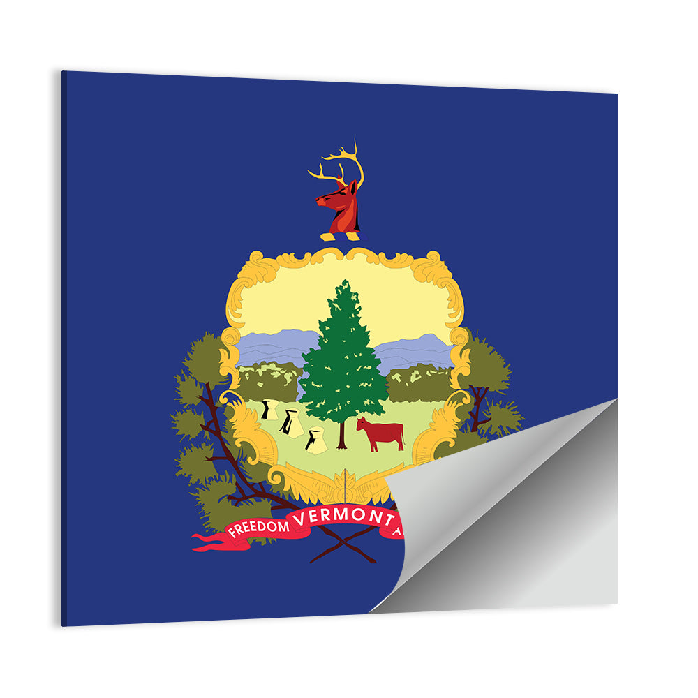 Vermont State Flag Wall Art