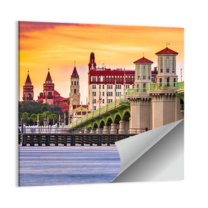 Saint Augustine & Bridge Of Lions Wall Art